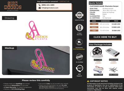 Business signage for Shemeka Harper