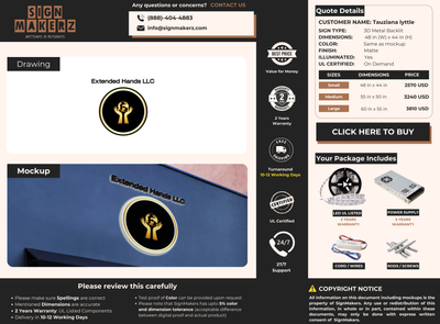 Business Signage for Tauziana lyttle
