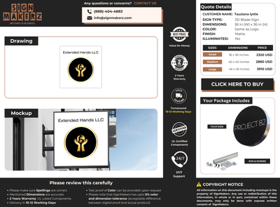 Business Signage for Tauziana lyttle