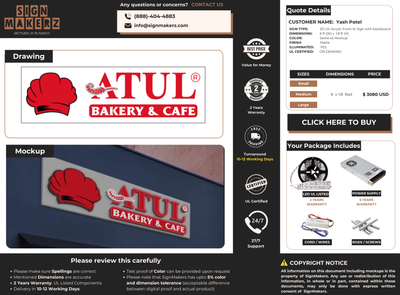 Custom Signs for Yash Patel