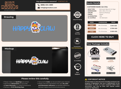 Business Signs for Jen Chia