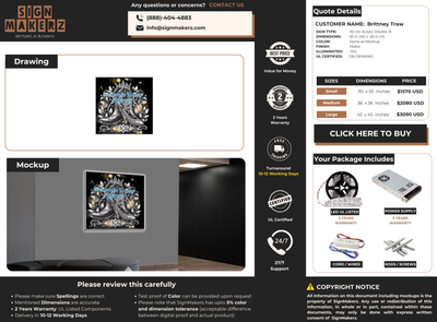 Business Signs for Brittney Traw