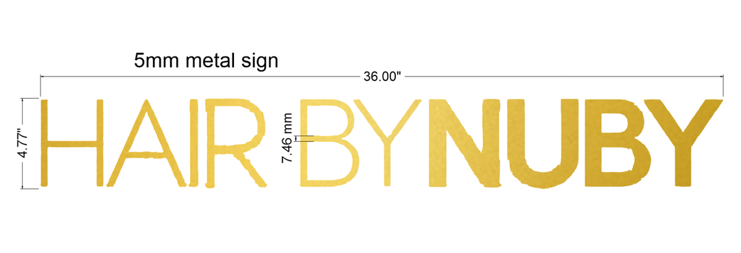 Custom Business Sign For Isha N (Instagram)