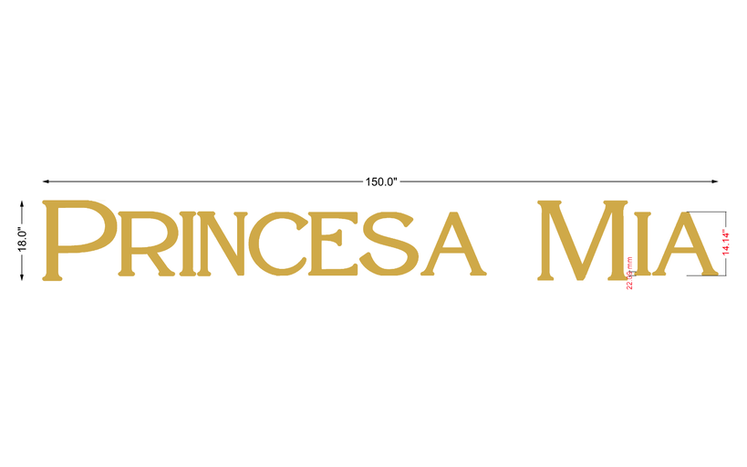 Payment Link for - Princess Mia - Instagram