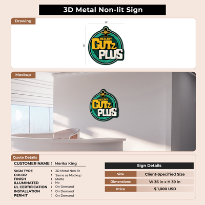 Custom Signs for Merika King