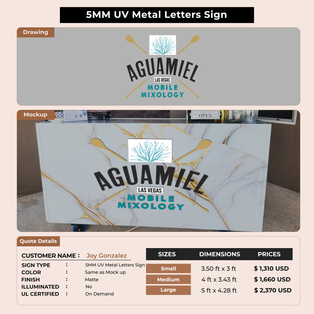 Custom Signs For Joy Gonzalez