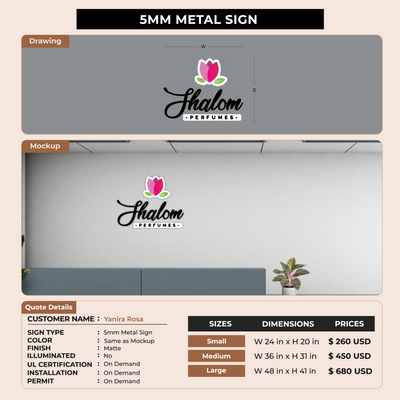 Custom Signs for Yanira Rosa