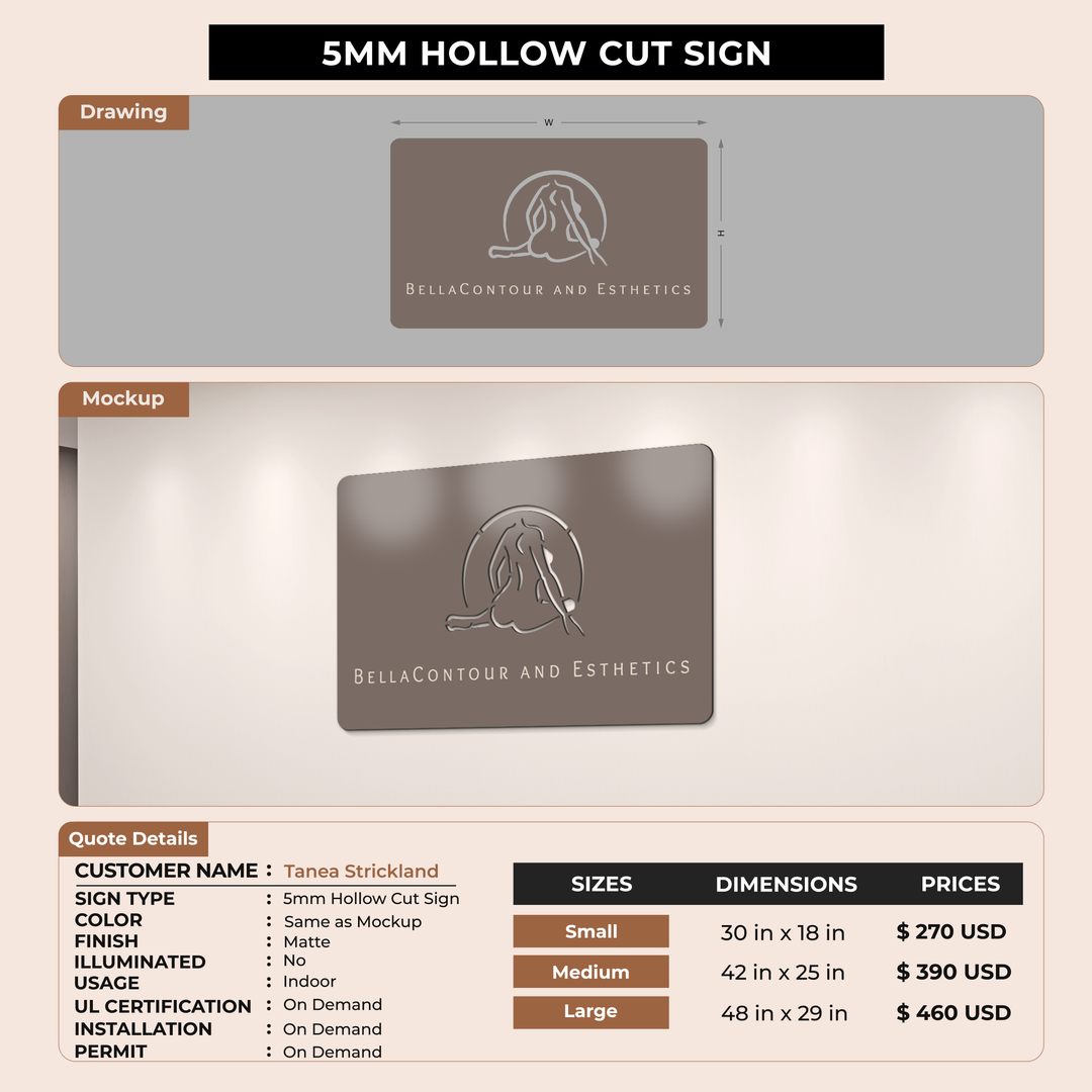 Custom Signs For Tanea Strickland