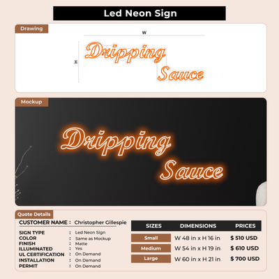Custom Signs for Christopher Gillespie