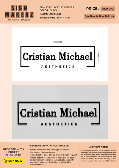 Custom Signs for Aliayh Womack