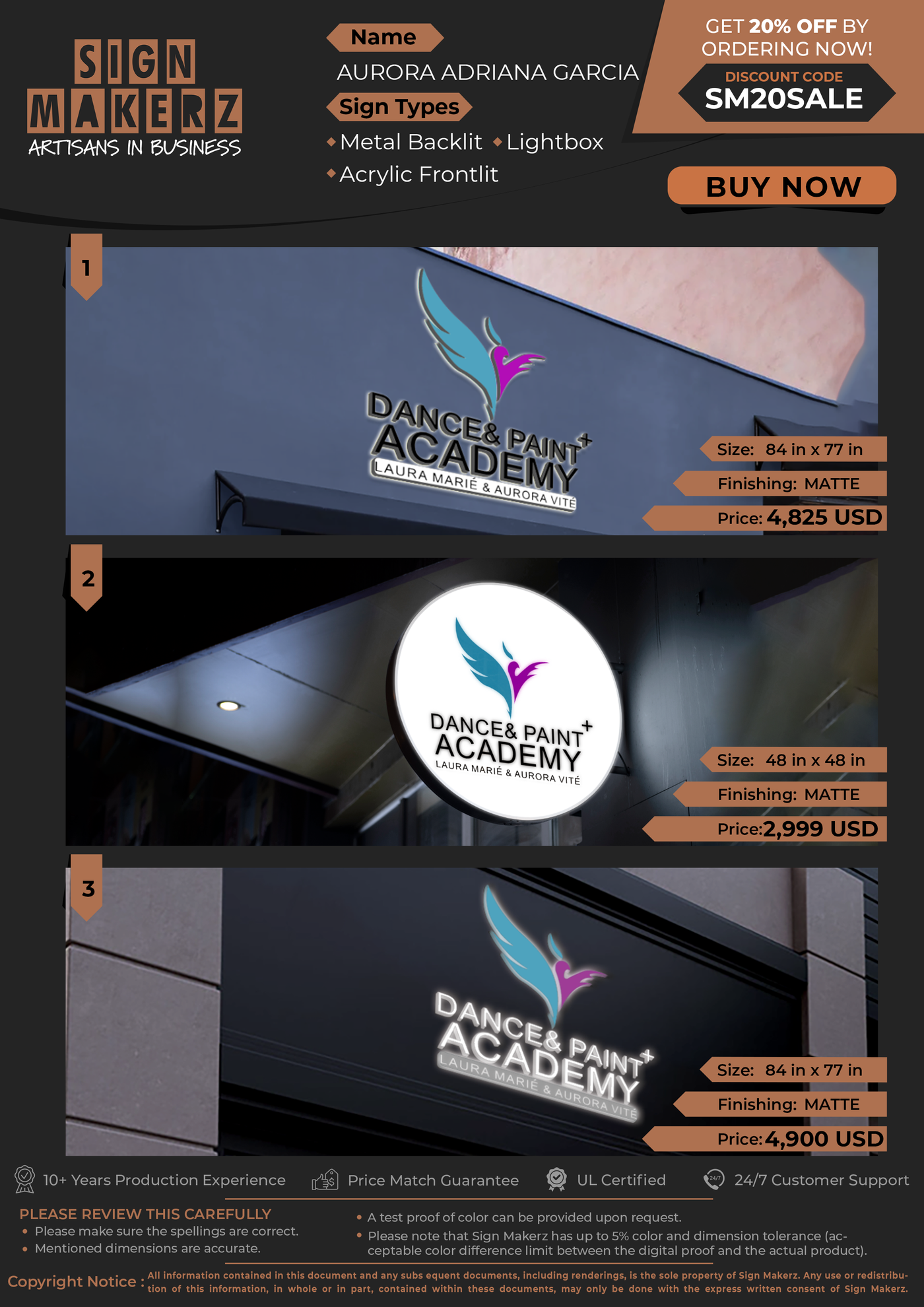 Business Signs for Rodney