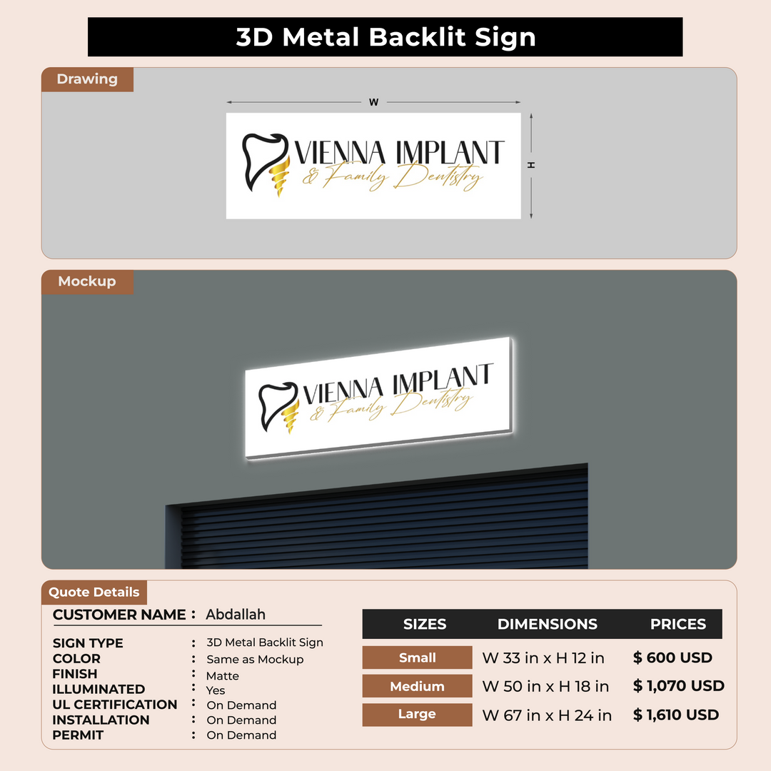 Custom Signs For Abdallah