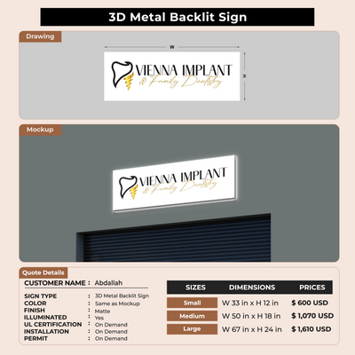 Custom Signs For Abdallah