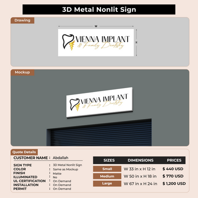 Custom Signs For Abdallah
