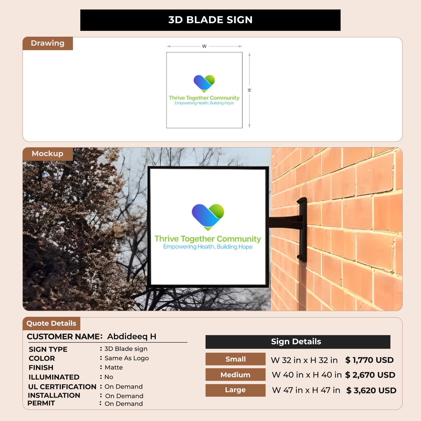 Custom Signs For Abdideeq H
