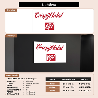 Custom Signs for Abdul Ayaz