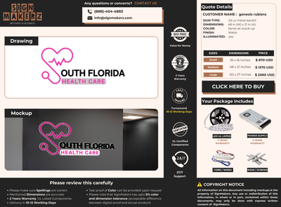 Custom Signs for genesis rubiera