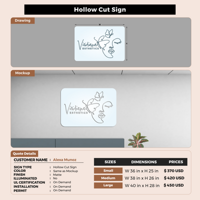 Custom Signs For Alexa Munoz