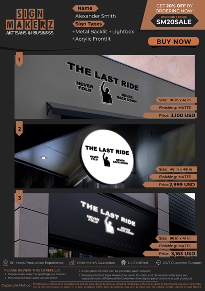 Business Signs for Alexander Smith