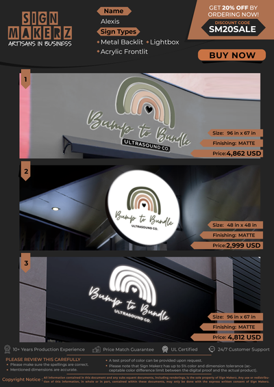 Business Signs for Alexis