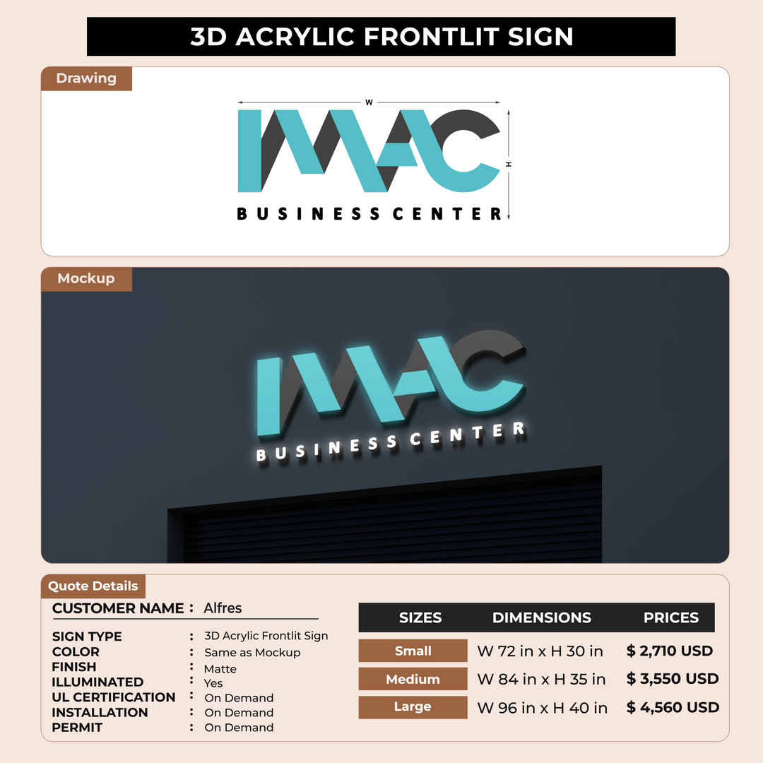 Custom Signs For Alfres