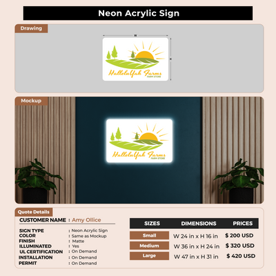 Custom Signs For Amy Ollice