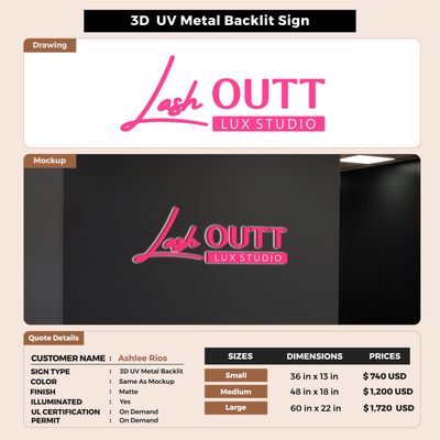 Custom Signs for Ashlee Rios