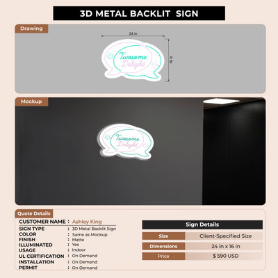 Custom Signs for Ashley King