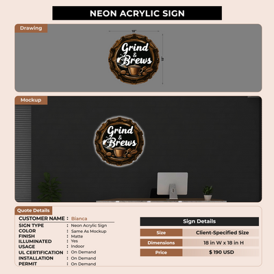 Custom Signs For Bianca