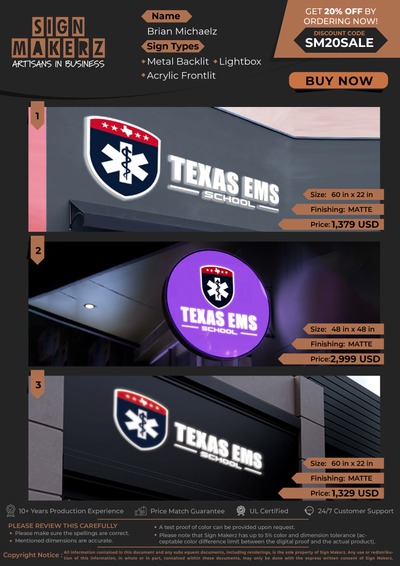 Business Signs for Brian Michaelz