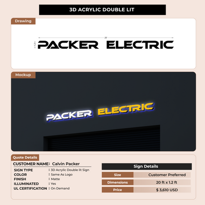 Custom Signs For Calvin Packer