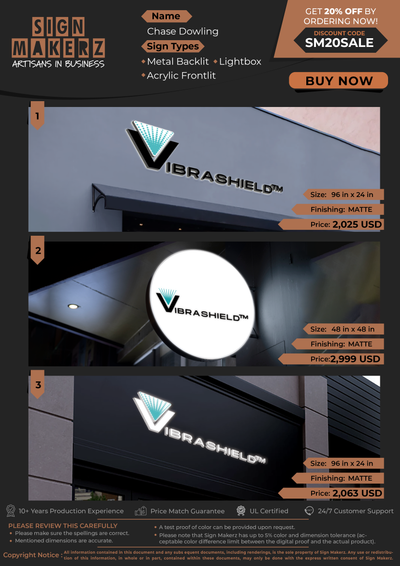 Business Signs for Chase Dowling