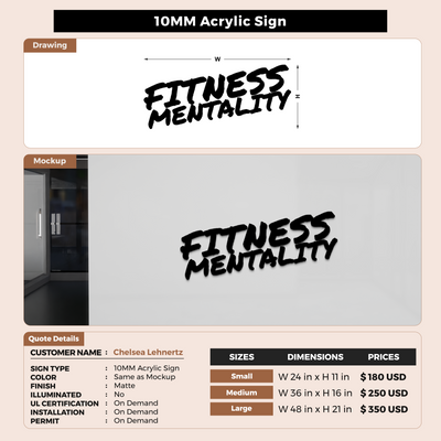 Custom Signs For Chelsea Lehnertz
