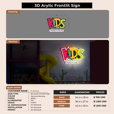 custom Signs for D Amato