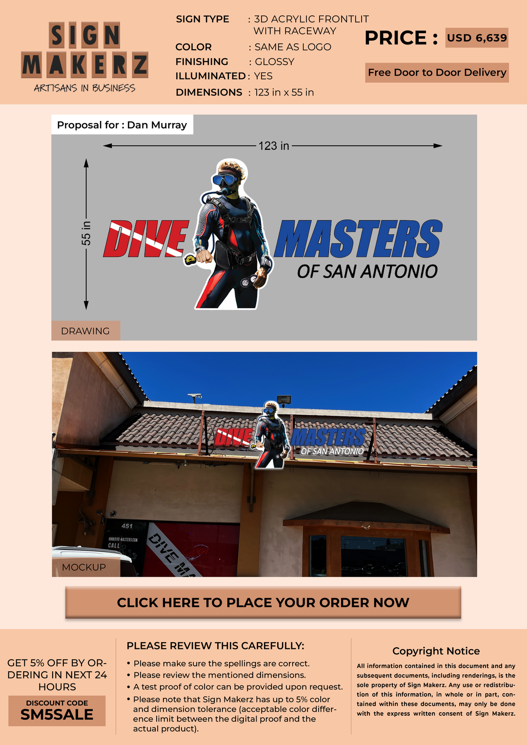 Custom Signs For Dan Murray