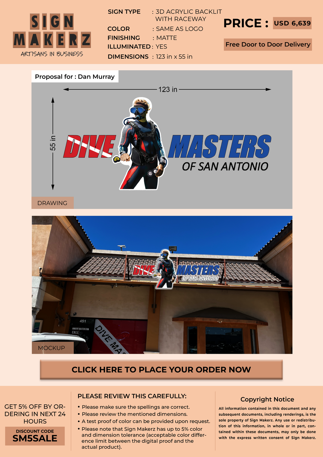 Custom Signs For Dan Murray