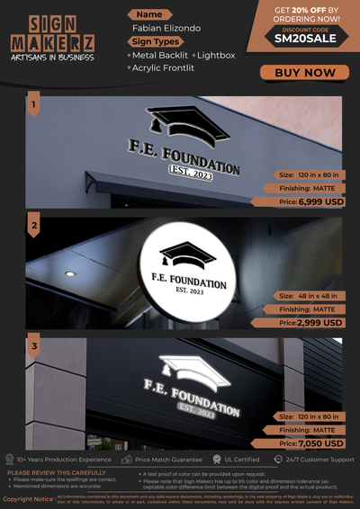 Business Signs for Fabian Elizondo