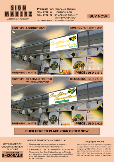 Business Signs for Hannalee Ebanks