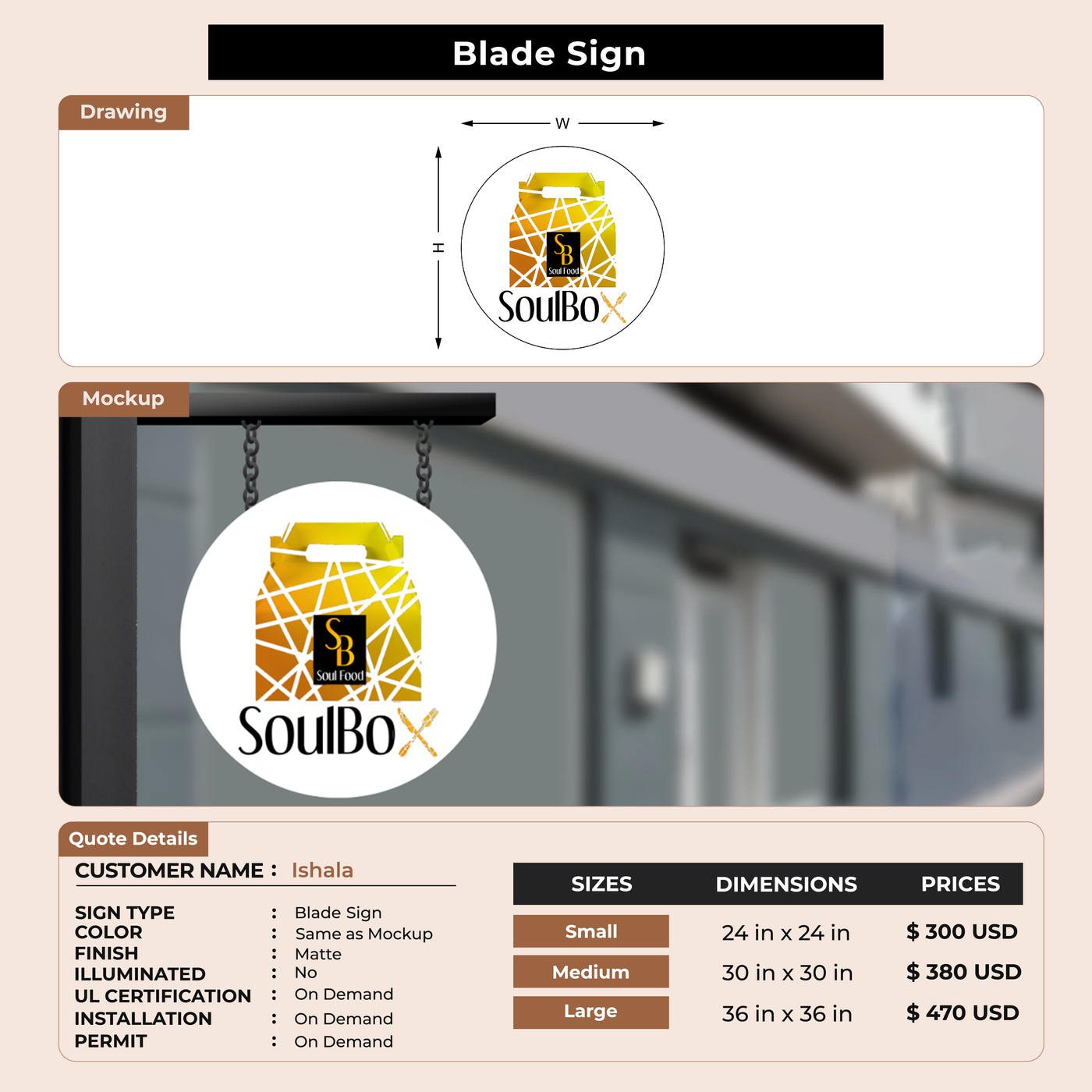 2d blade sign for Ishala
