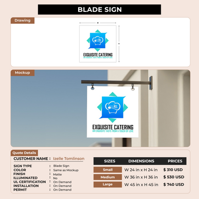 Blade Sign for Izelle Tomlinson