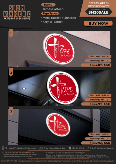 Business Signs for James Casteen