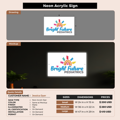 Custom Signs For Jessica Dyer