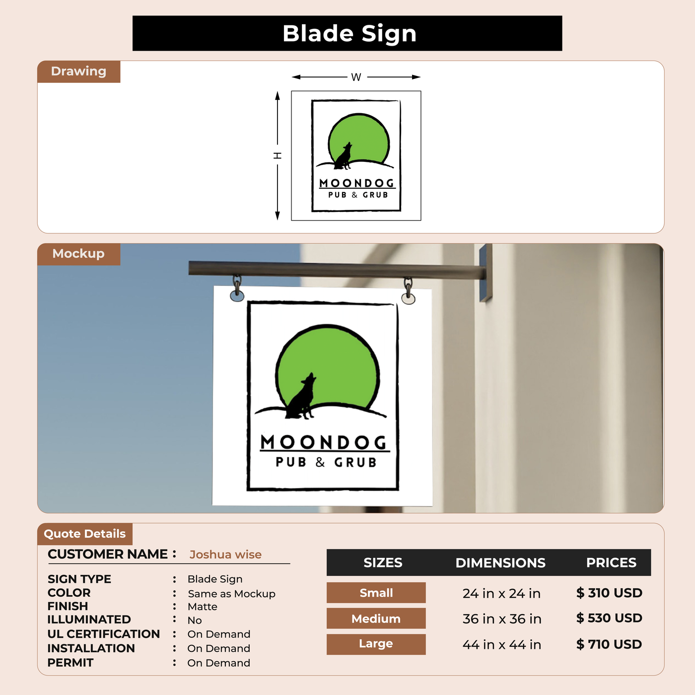 2d blade sign for Joshua wise