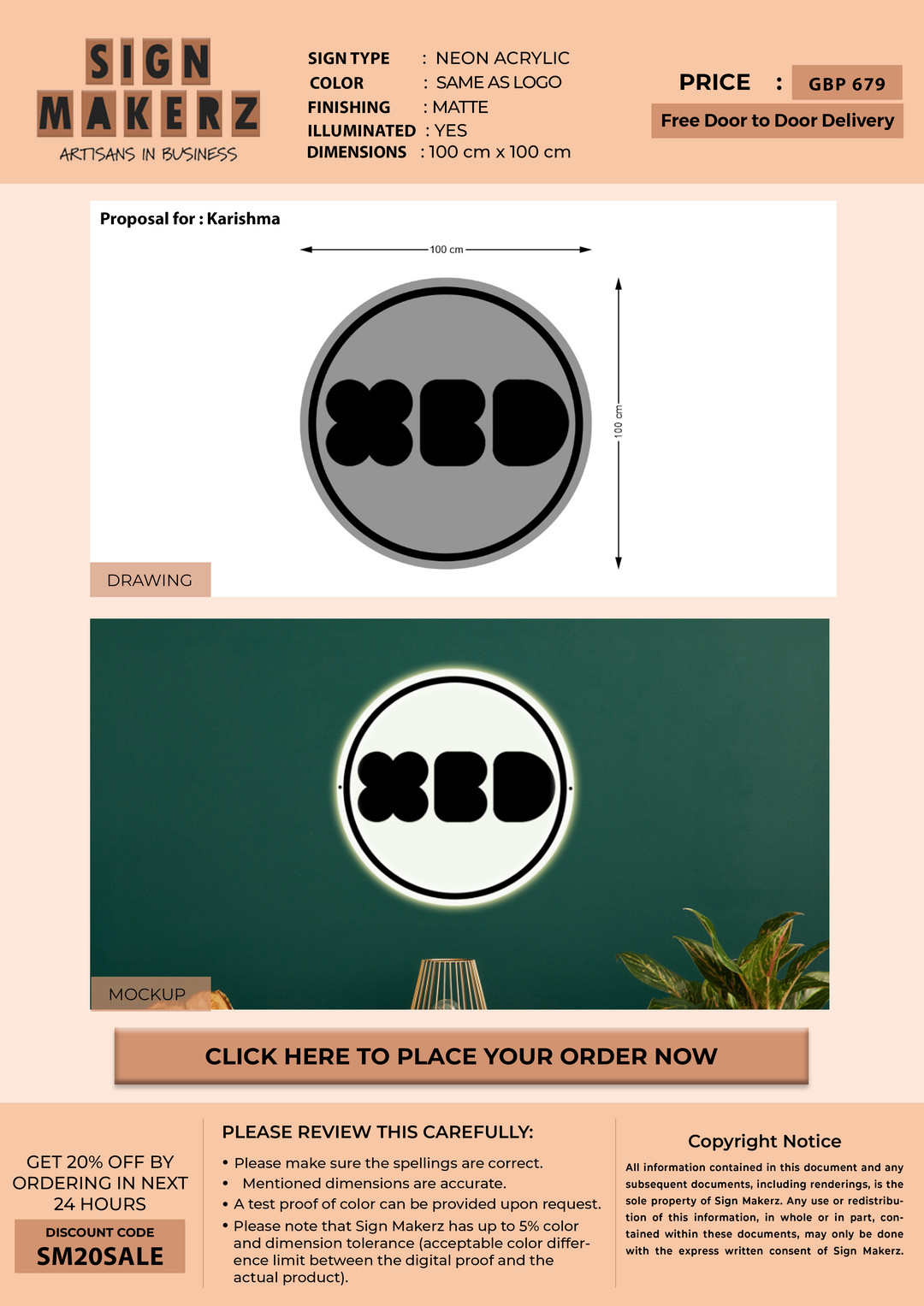 Custom Signs for Karishma