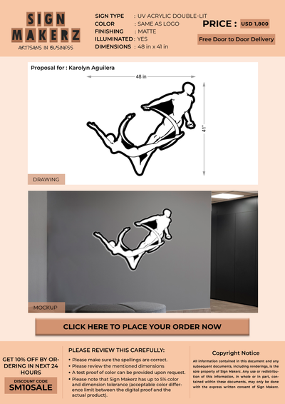 Business Signage for Karolyn Aguilera
