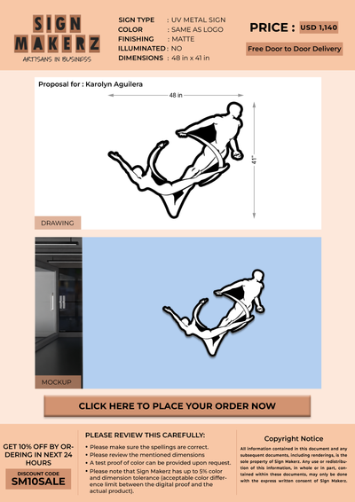 Business Signage for Karolyn Aguilera