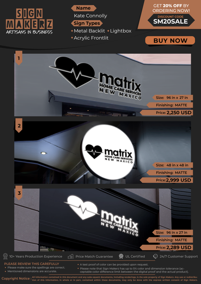 Business Signs for Kate Connolly