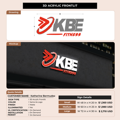 Custom Signs for Katherine Bermudez