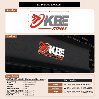 Custom Signs for Katherine Bermudez