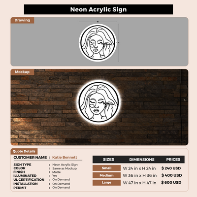 Custom Signs For Katie Bennett
